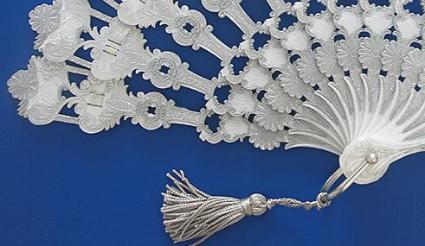 Bridal Hand Fan CB102W