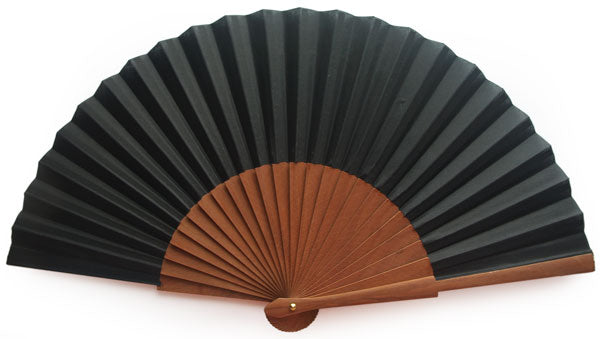 Plain Wooden Hand Fan CG0031BK