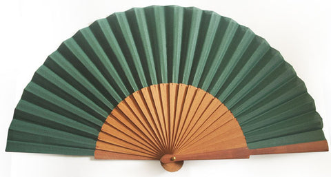 Plain Wooden Hand Fan CG0031GR