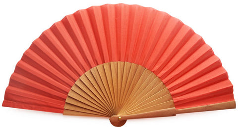 Plain Wooden Hand Fan CG0031R