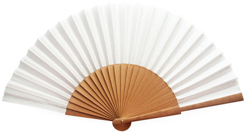 Plain Wooden Hand Fan CG0031W