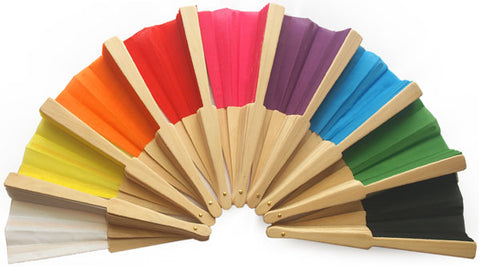 25 pieces Plain Wooden Fans for Weddings and Parties