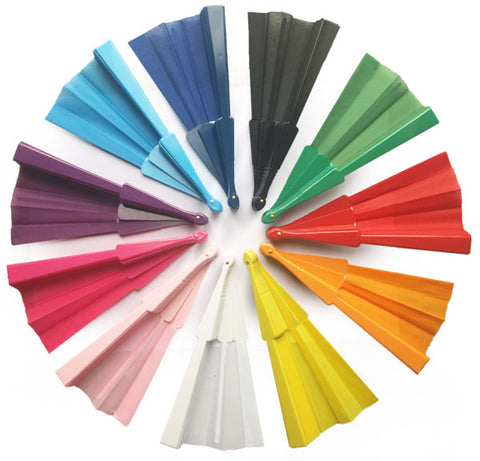 25 pieces Plain (Unprinted) Fans for Weddings and Parties