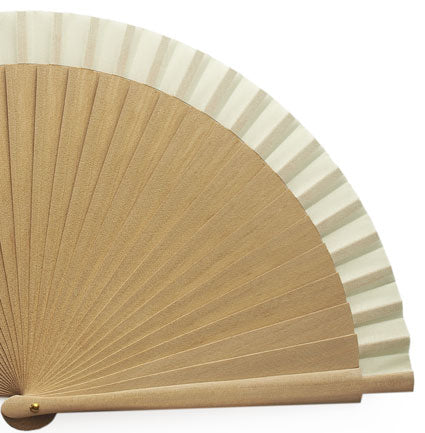 10 pieces Natural Wood Fans